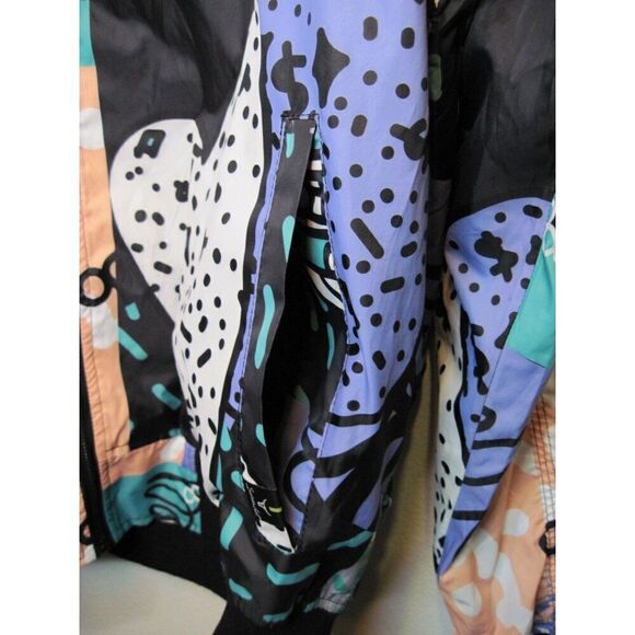 Screenshot Brand Colorful Graphic Bomber Jacket Size XL 1970s,‎ Hip Hop, Urban - Picture 5 of 7